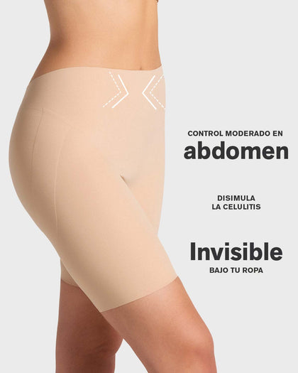 Short de compresión efecto invisible espalda en U#color_801-cafe-medio