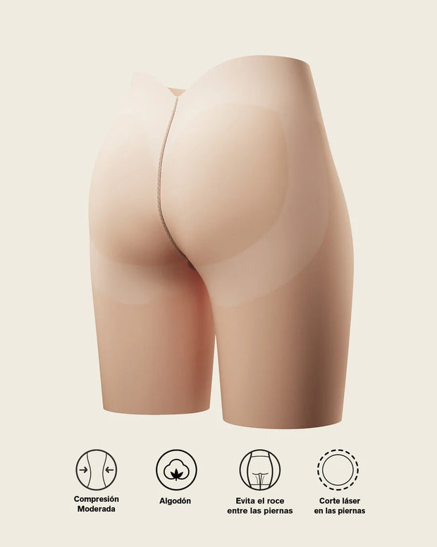 Short de compresión efecto invisible espalda en U