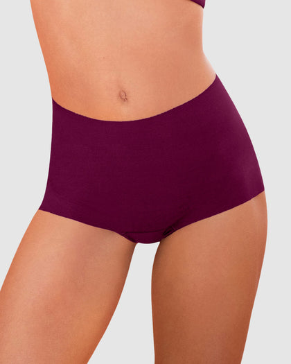 Bóxer efecto invisible tiro alto#color_466-vino-tinto-oscuro