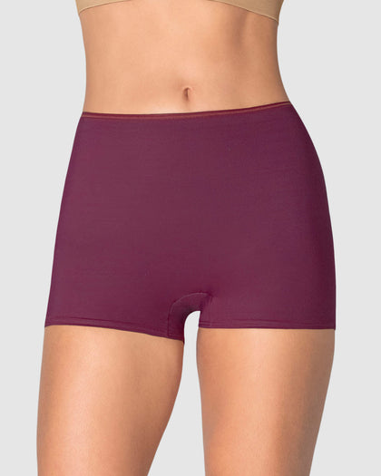 Bóxer corto de compresión fuerte de abdomen#color_466-vino