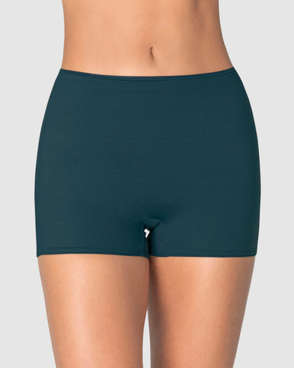 Bóxer corto de compresión fuerte de abdomen#color_650-azul-petroleo