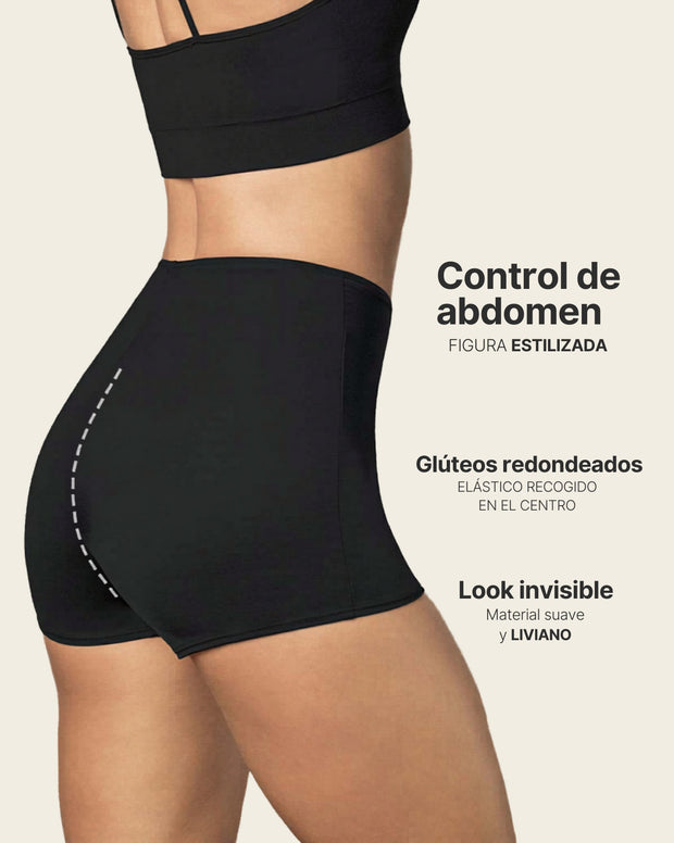 Bóxer corto de compresión fuerte de abdomen