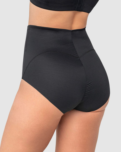 Panty clásico de compresión fuerte, tiro extra alto#color_700-negro