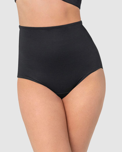 Panty clásico de compresión fuerte, tiro extra alto#color_700-negro