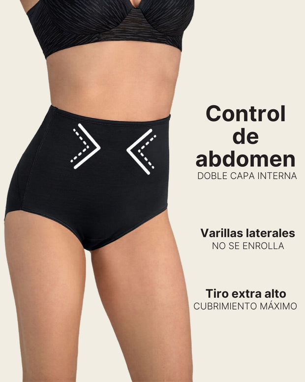 Panty clásico de compresión, tiro extra alto