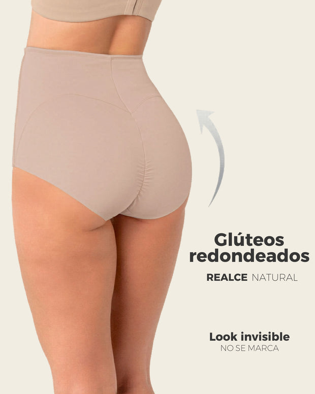 Panty clásico de compresión fuerte, tiro extra alto