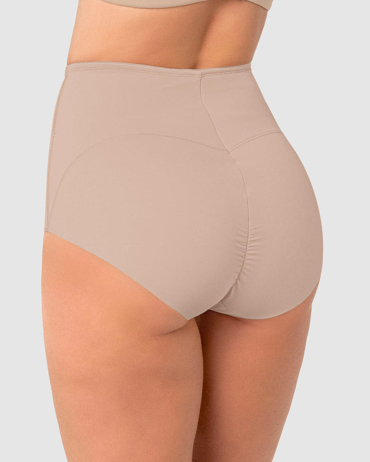 Panty clásico de compresión fuerte, tiro extra alto