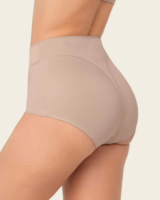 Panty clásico de compresión y tiro alto#color_802-cafe-claro