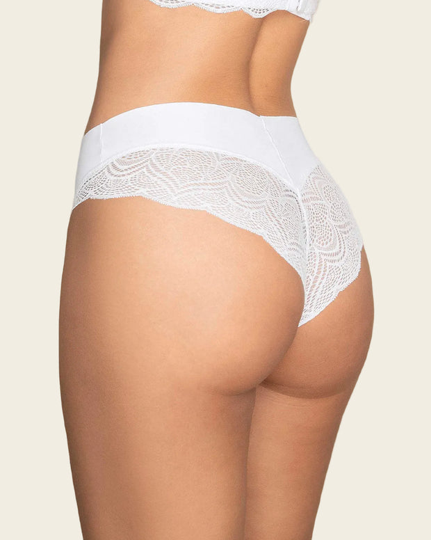 Cachetero tiro alto, liso y SmartLace®