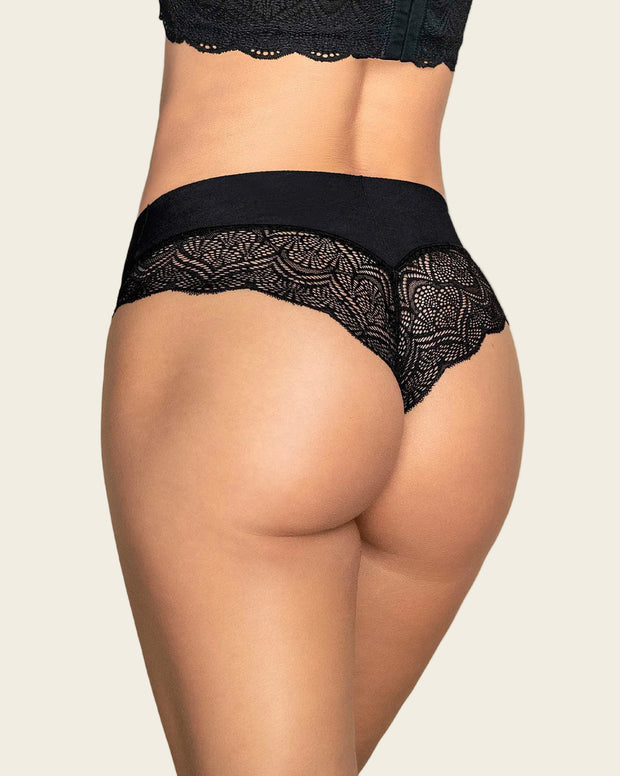 Cachetero tiro alto, liso y SmartLace®