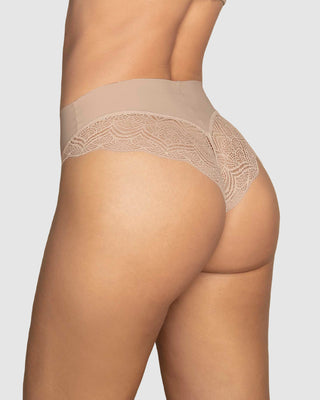 Cachetero tiro alto, liso y SmartLace®#color_802-cafe-claro