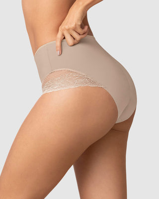 Panty hípster de compresión de abdomen#color_802-cafe-claro