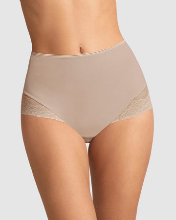 Panty hípster de compresión de abdomen#color_802-cafe-claro