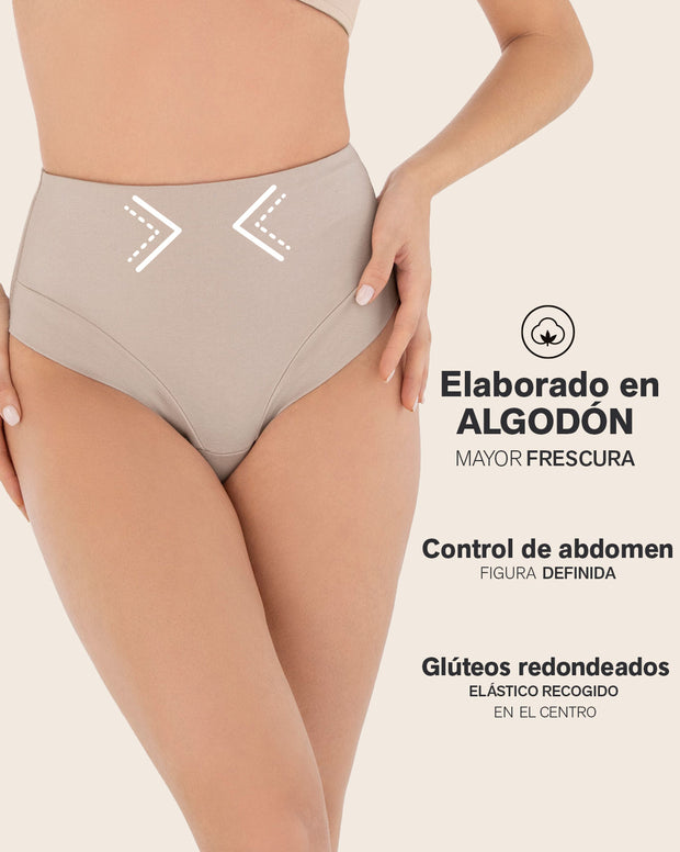 Panty hípster en algodón, compresión moderada