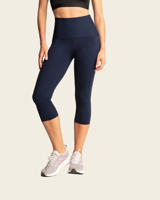 Capri deportivo tiro alto con control de abdomen#color_b55-azul-oscuro