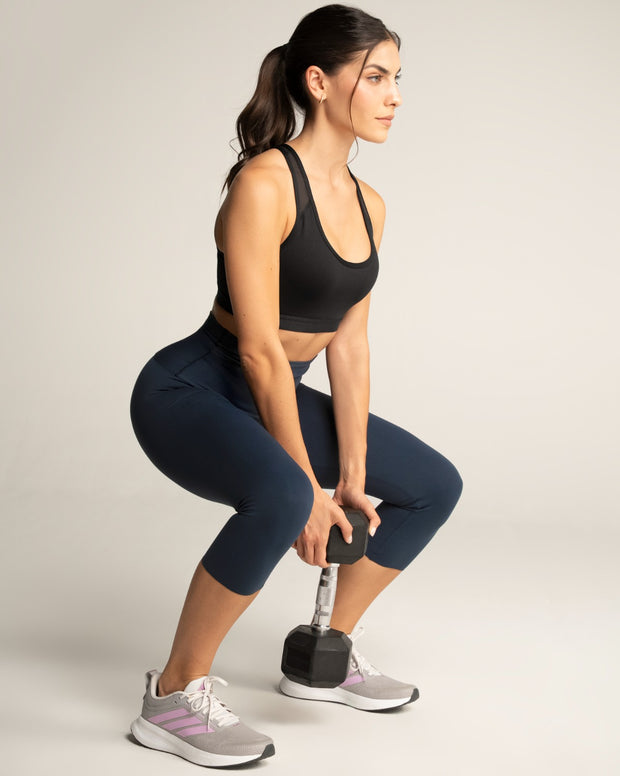 Capri deportivo tiro alto con control de abdomen