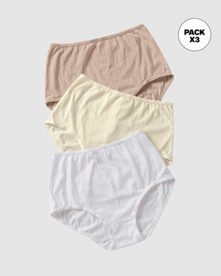 3 Panties clásicos con excelente cubrimiento#color_s06-blanco-cafe-claro-marfil