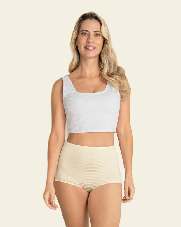 Paquete x 3 panties clásicos con máximo cubrimiento