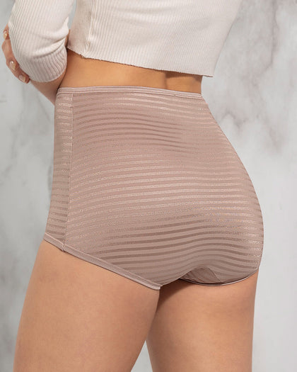 Paquete x 4 panties clásicos con máximo cubrimiento#color_s01-blanco-cafe-marfil