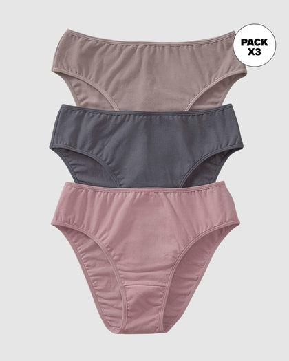 Paquete x 3 panties tipo bikini con buen cubrimiento#color_s33-palo-de-rosa-gris-claro-gris-oscuro