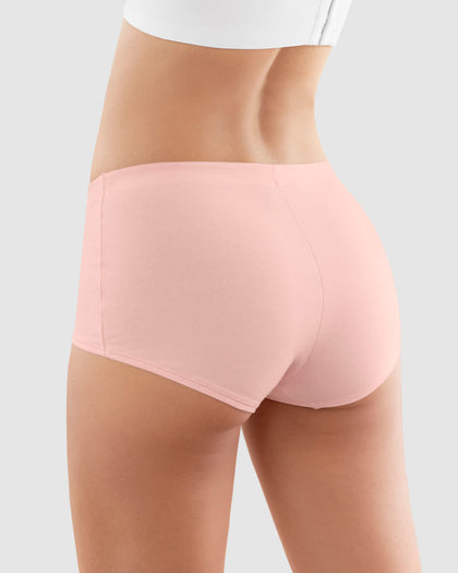 Paquete x3 bóxers cortos con algodón elástico#color_s31-estampado-rosado-claro-naranja