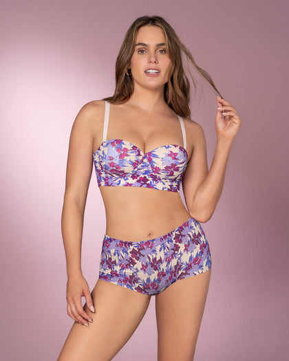 Paquete x 3 bóxers cortos con algodón elástico#color_s33-gris-estampado-manchas-azul-rey