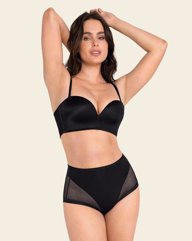 Paquete x 2 panty clásico invisible con tul