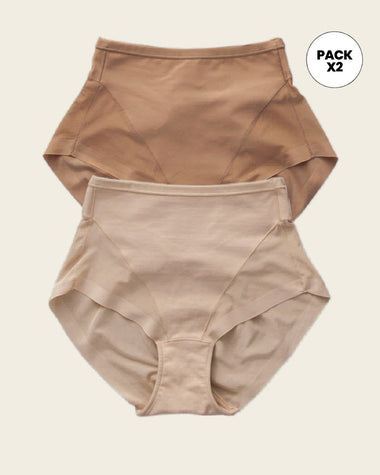 Paquete x 2 panty clásico invisible con tul#color_s04-surtido
