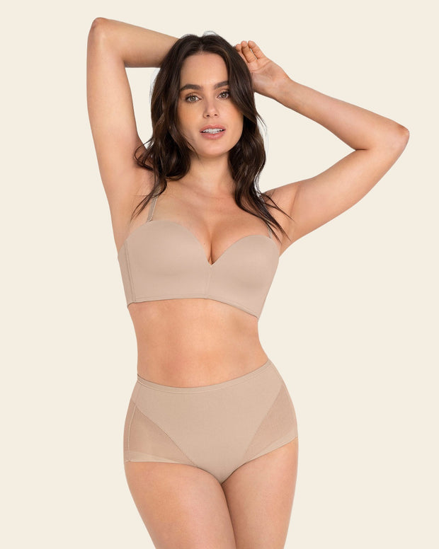 Paquete x 2 panty clásico invisible con tul