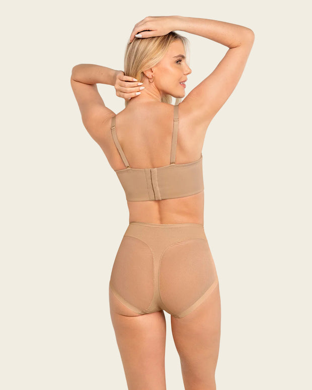 Paquete x 2 panty clásico invisible con tul
