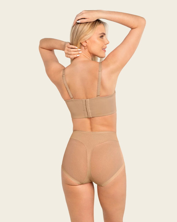 Paquete x 2 panty clásico invisible con tul