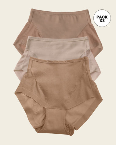 Paquete x 3 panties clásicos invisibles con SmartLace®#color_s03-surtido