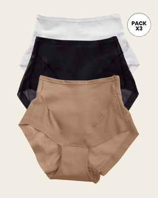 Paquete x 3 panties clásicos invisibles con SmartLace®#color_s04-surtido