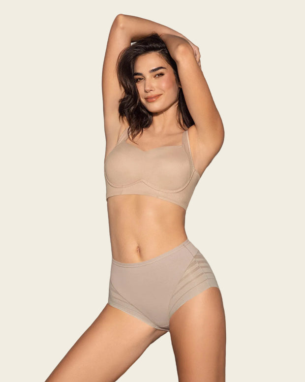 Paquete x 2 panty faja pantalón clásicos compresión moderada de abdomen