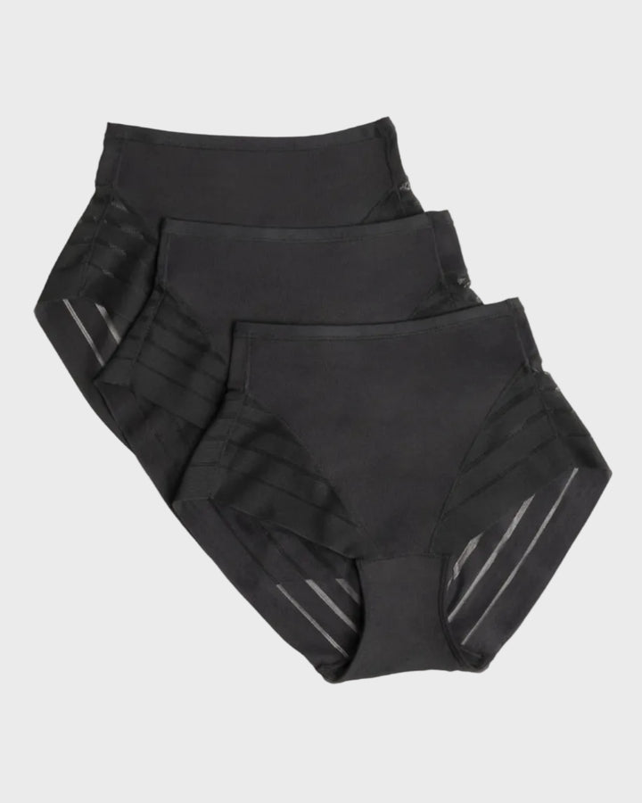 Paquete x 3 panty faja clásicos control moderado de abdomen