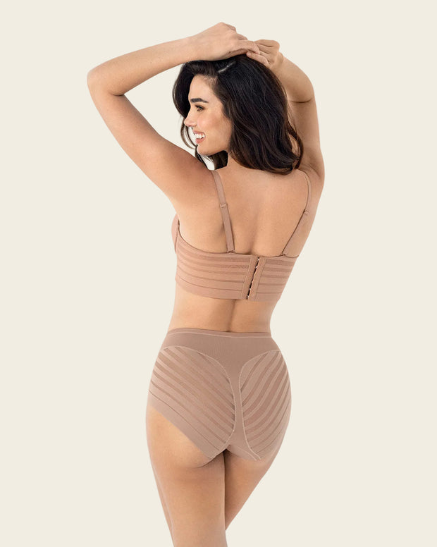 Paquete x 3 panties faja clásicos con control moderado de abdomen