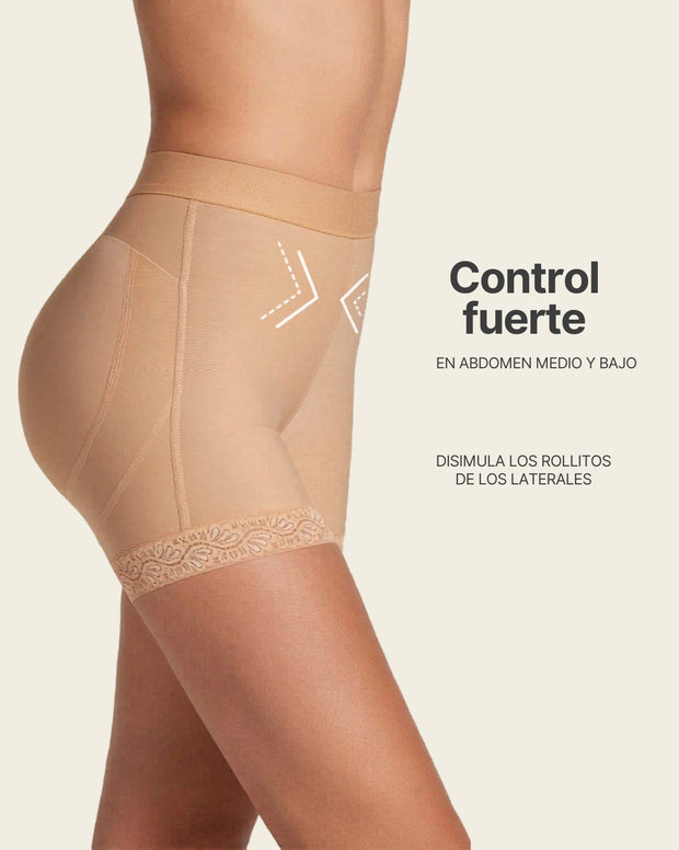 Panty faja tipo short levanta cola