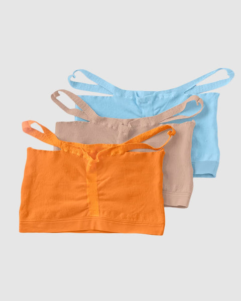 Paquete x3 cómodos tops sin varilla#color_s35-animal-print-azul-naranja