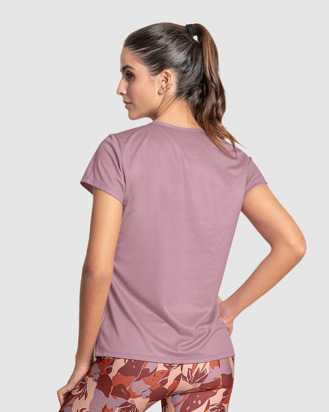 Camiseta deportiva de secado rápido y silueta semiajustada#color_452-lila