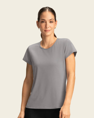 Camiseta deportiva de secado rápido y silueta semiajustada#color_c62-gris-claro