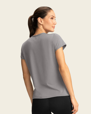 Camiseta deportiva de secado rápido y silueta semiajustada#color_c62-gris-claro
