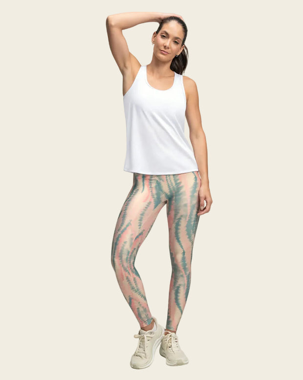 Camiseta deportiva de secado rápido y silueta semiajustada para mujer