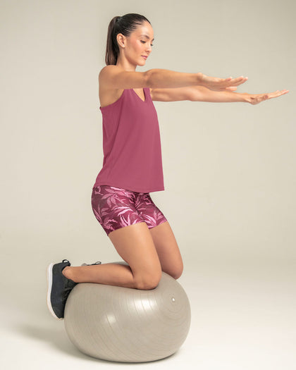 Camiseta deportiva de secado rápido y silueta semiajustada para mujer#color_300-rosado