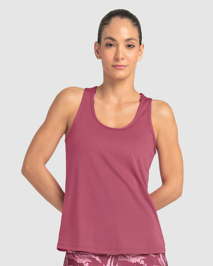 Camiseta deportiva de secado rápido y silueta semiajustada para mujer#color_300-rosado