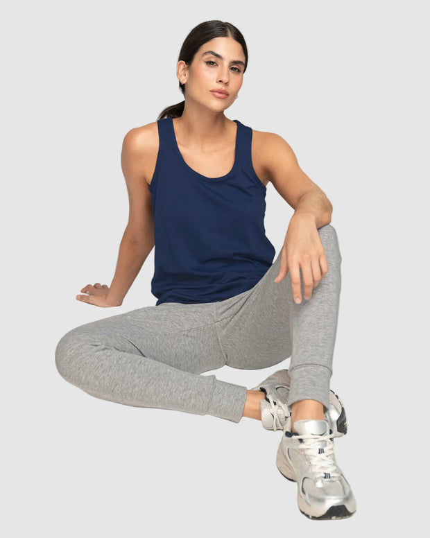Camiseta deportiva de secado rápido y silueta semiajustada para mujer