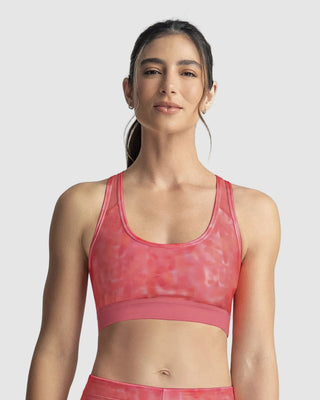 Top deportivo con espalda atlética en material de secado rápido#color_040-estampado-rosado