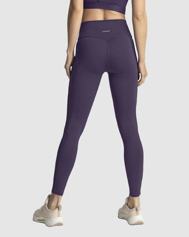 Legging deportivo de compresión con doble capa de tela en pretina#color_450-morado