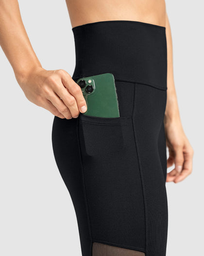 Legging deportivo con bolsillo lateral y detalles en SmartLace®#color_700-negro