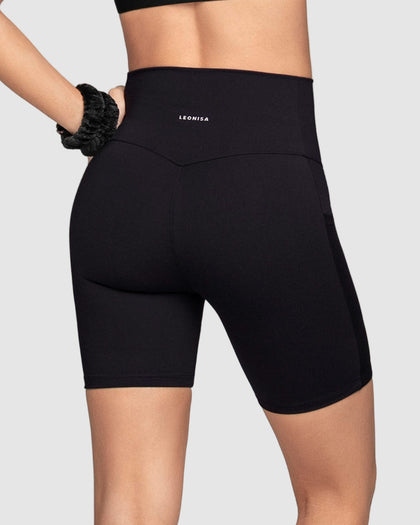 Short ciclista con bolsillo lateral y compresión de abdomen#color_700-negro