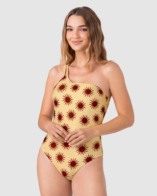 Traje de baño entero estampado de un solo hombro#color_744-estampado-soles